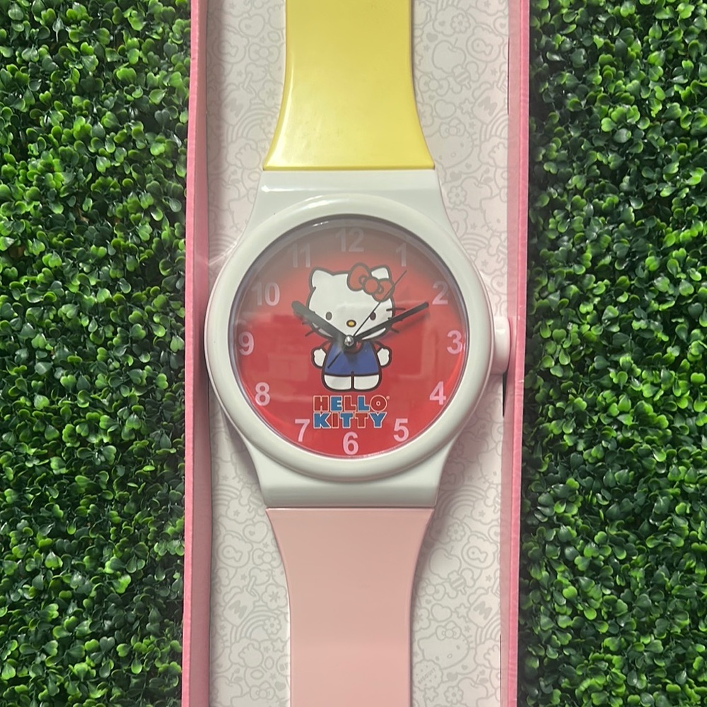 Hello Kitty Sanrio Analog Display Wall Clock Large Wrist Watch 36"